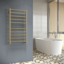 Полотенцесушитель водяной Stinox Toscana 50x100 золото глянец