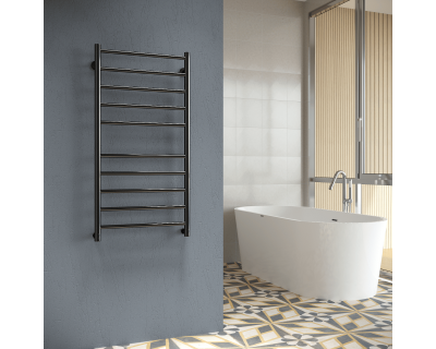 Полотенцесушитель водяной Stinox Toscana 50x100 черный глянец