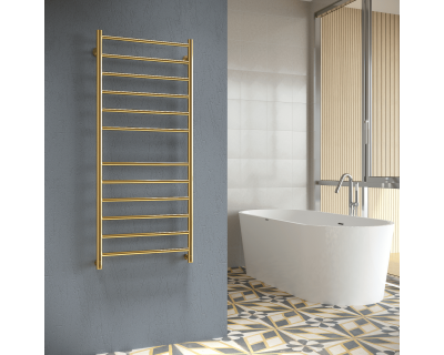 Полотенцесушитель водяной Stinox Toscana 50x120 золото глянец