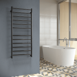 Полотенцесушитель водяной Stinox Toscana 50x120 черный глянец