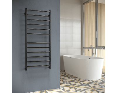 Полотенцесушитель водяной Stinox Toscana 50x120 черный глянец