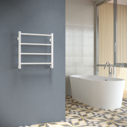 Полотенцесушитель водяной Stinox Toscana 50x50 белый матовый