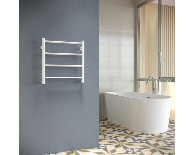 Полотенцесушитель водяной Stinox Toscana 50x50 белый матовый