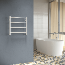 Полотенцесушитель водяной Stinox Toscana 50x50 белый глянец