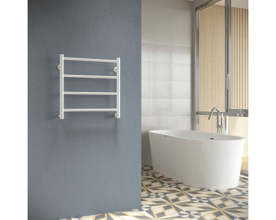 Полотенцесушитель водяной Stinox Toscana 50x50 белый глянец