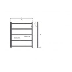 Полотенцесушитель водяной Stinox Toscana 50x60
