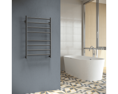 Полотенцесушитель водяной Stinox Toscana 50x80 черный матовый