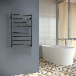 Полотенцесушитель водяной Stinox Toscana 50x80 черный глянец