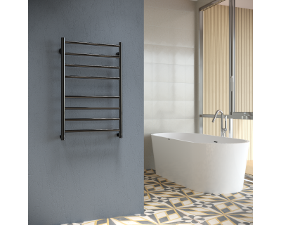 Полотенцесушитель водяной Stinox Toscana 50x80 черный глянец