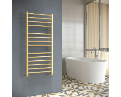 Полотенцесушитель водяной Stinox Toscana Luxe 50x120 золото сатин