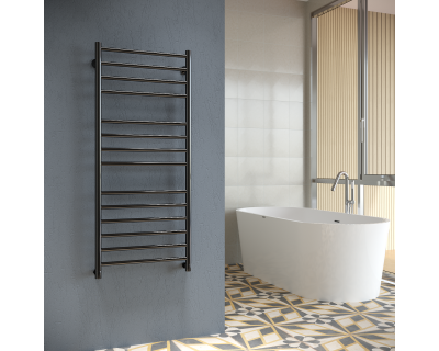 Полотенцесушитель водяной Stinox Toscana Luxe 50x120 черный глянец