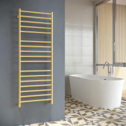 Полотенцесушитель водяной Stinox Toscana Luxe 50x140 золото сатин