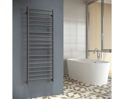 Полотенцесушитель водяной Stinox Toscana Luxe 50x140 черный матовый