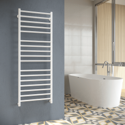 Полотенцесушитель водяной Stinox Toscana Luxe 50x140 белый матовый