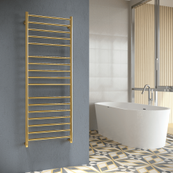 Полотенцесушитель водяной Stinox Toscana Luxe 50x140 золото глянец