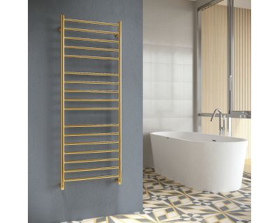 Полотенцесушитель водяной Stinox Toscana Luxe 50x140 золото глянец