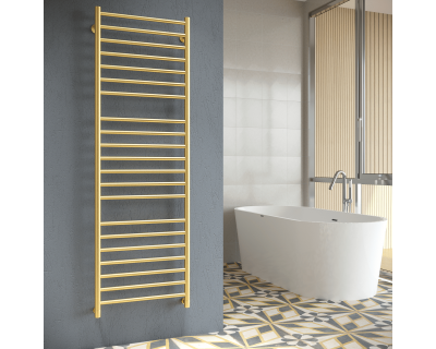 Полотенцесушитель водяной Stinox Toscana Luxe 50x160 золото сатин