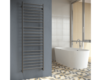 Полотенцесушитель водяной Stinox Toscana Luxe 50x160 черный матовый