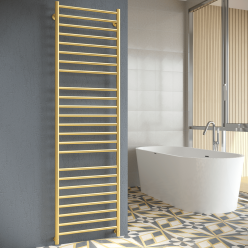 Полотенцесушитель водяной Stinox Toscana Luxe 50x180 золото сатин