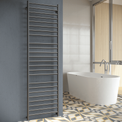 Полотенцесушитель водяной Stinox Toscana Luxe 50x180 черный матовый