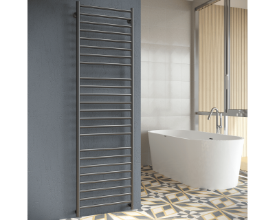 Полотенцесушитель водяной Stinox Toscana Luxe 50x180 черный матовый