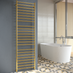 Полотенцесушитель водяной Stinox Toscana Luxe 50x180 золото глянец