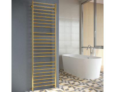 Полотенцесушитель водяной Stinox Toscana Luxe 50x180 золото глянец