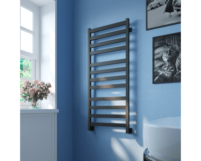 Полотенцесушитель водяной Stinox Verona Luxe 50x120 черный матовый