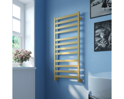 Полотенцесушитель водяной Stinox Verona Luxe 50x120 золото сатин