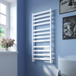 Полотенцесушитель водяной Stinox Verona Luxe 50x120 белый матовый