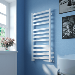 Полотенцесушитель водяной Stinox Verona Luxe 50x120 белый глянец