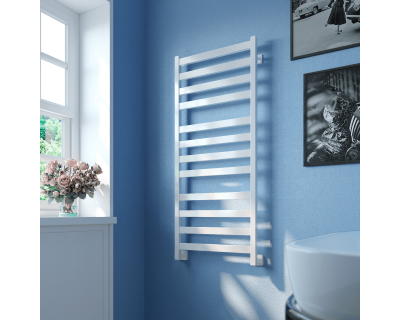 Полотенцесушитель водяной Stinox Verona Luxe 50x120 белый глянец