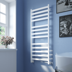 Полотенцесушитель водяной Stinox Verona Luxe 50x140 белый матовый