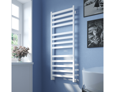 Полотенцесушитель водяной Stinox Verona Luxe 50x140 белый матовый