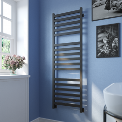 Полотенцесушитель водяной Stinox Verona Luxe 50x160 черный матовый