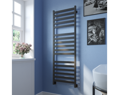 Полотенцесушитель водяной Stinox Verona Luxe 50x160 черный матовый