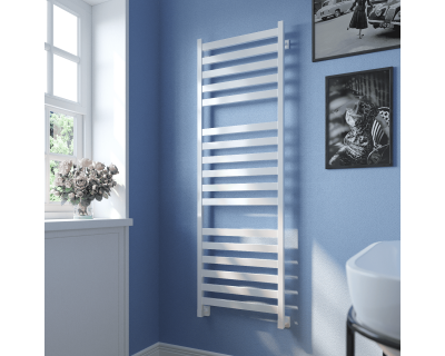 Полотенцесушитель водяной Stinox Verona Luxe 50x160 белый глянец