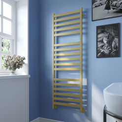 Полотенцесушитель водяной Stinox Verona Luxe 50x160 золото сатин