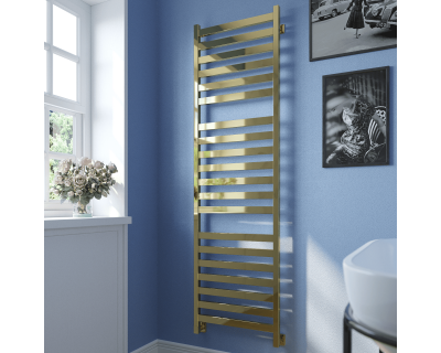 Полотенцесушитель водяной Stinox Verona Luxe 50x180 золото глянец