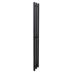 Полотенцесушитель водяной Ростела Мини нижн.подв.1/2" черный 140 х 1200 / 3