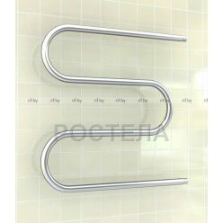 Полотенцесушитель водяной Ростела Ду-25 M-ка без полки (бок.подв., 1" резьба) 500 x 1000