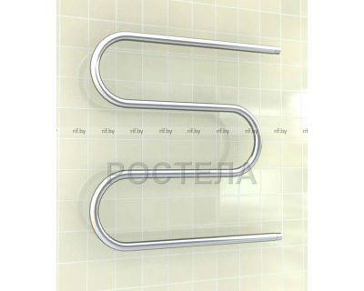 Полотенцесушитель водяной Ростела Ду-25 M-ка без полки (бок.подв., 1" резьба) 500 x 600