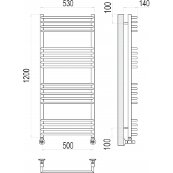Полотенцесушитель Terminus «Арт» П18 500х1200