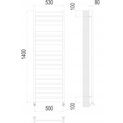 Полотенцесушитель Terminus «Латтэ» П16 500х1400