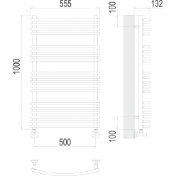 Полотенцесушитель Terminus «Марио» П19 500х1000