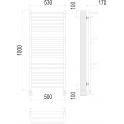 Полотенцесушитель Terminus «Орион» П18 500х1000