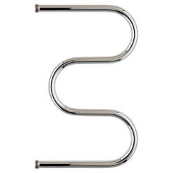 Полотенцесушитель водяной Стилье М-образный 00004-6040, 1 дюйм, высота 60 см x ширина 40 см, хром