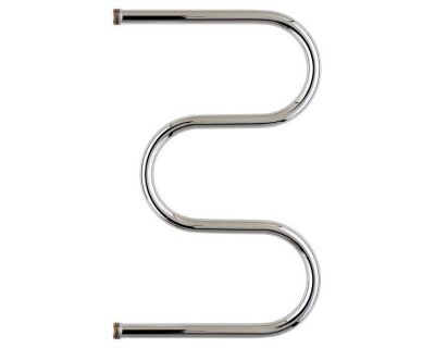 Полотенцесушитель водяной Стилье М-образный 00004-6040, 1 дюйм, высота 60 см x ширина 40 см, хром