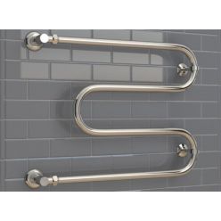 Полотенцесушитель водяной Стилье М-образный 00004-6050, 1 дюйм, высота 60 см x ширина 50 см, хром