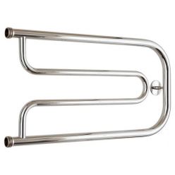 Полотенцесушитель водяной Стилье Дуэт 00010-3265, резьба-cгон 1 дюйм, высота 32 см x ширина 65 см, хром